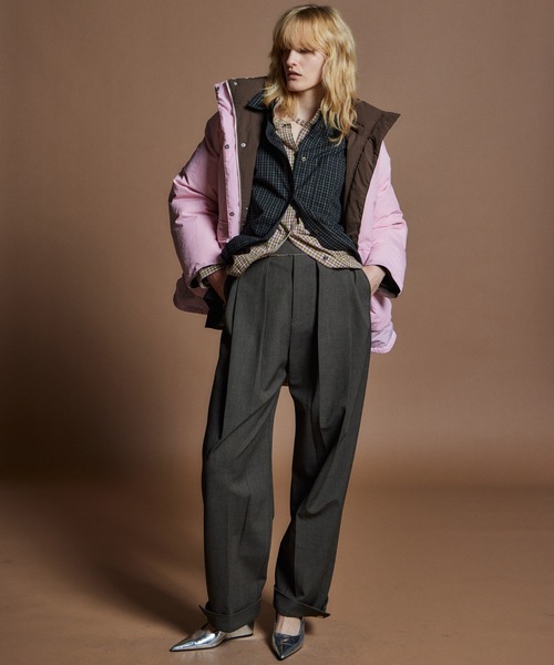 MAISON SPECIAL(メゾンスペシャル)の「【26WINTER PRE-ORDER】Wide Tuck Pants/ワイドタックパンツ(スラックス・レディース・ブラック/ブラウン/グレー・38/36)」の13枚目の写真