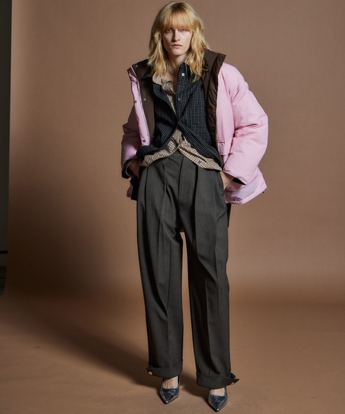MAISON SPECIAL(メゾンスペシャル)の「【26WINTER PRE-ORDER】Wide Tuck Pants/ワイドタックパンツ(スラックス・レディース・ブラック/ブラウン/グレー・38/36)」の15枚目の写真