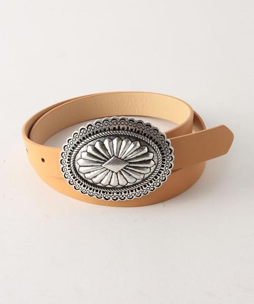 Another Edition(アナザーエディション)の「ビッグバックルベルト/AEBC BigBACKLE BLT(ベルト・レディース・ブラック/ナチュラル/ブラウン・FREE)」の3枚目の写真