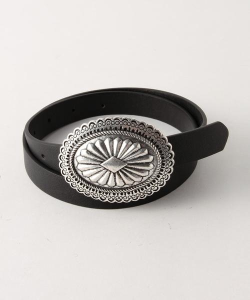 Another Edition(アナザーエディション)の「ビッグバックルベルト/AEBC BigBACKLE BLT(ベルト・レディース・ブラック/ナチュラル/ブラウン・FREE)」の2枚目の写真