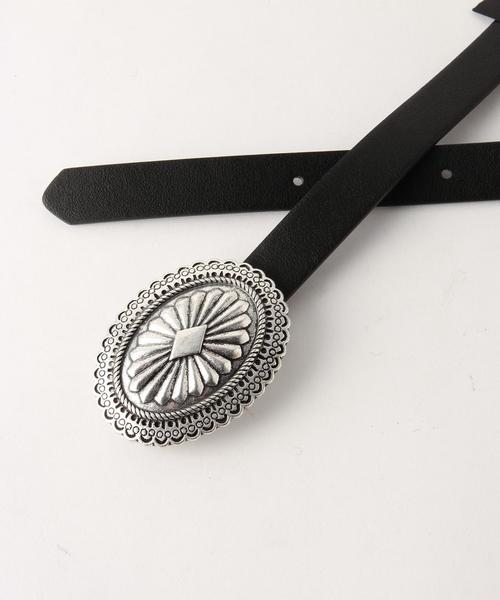 Another Edition(アナザーエディション)の「ビッグバックルベルト/AEBC BigBACKLE BLT(ベルト・レディース・ブラック/ナチュラル/ブラウン・FREE)」の5枚目の写真