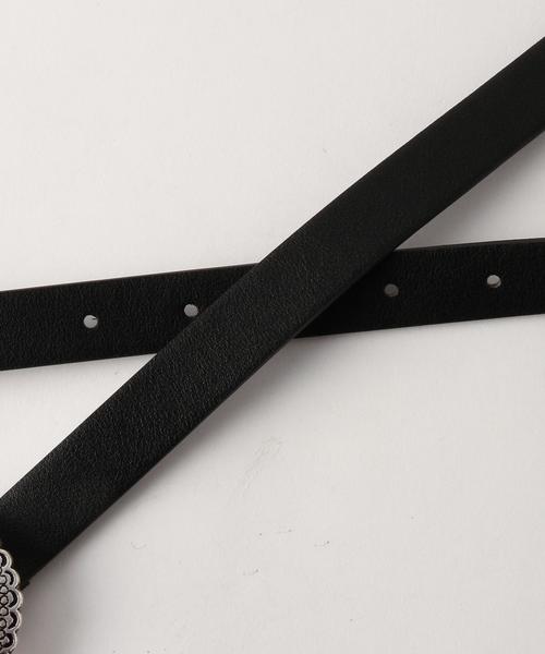 Another Edition(アナザーエディション)の「ビッグバックルベルト/AEBC BigBACKLE BLT(ベルト・レディース・ブラック/ナチュラル/ブラウン・FREE)」の4枚目の写真