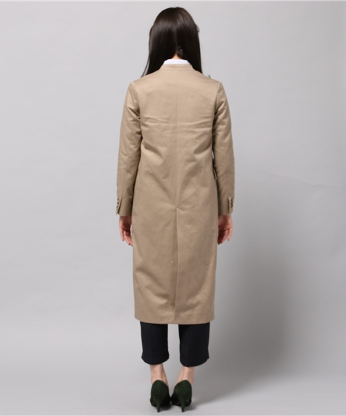 LIMITLESS LUXURY（リミットレスラグジュアリー）の「ノーカラーコート◆（その他アウター・レディース・ホワイト/ベージュ/グレー・36/38）」の12枚目の写真