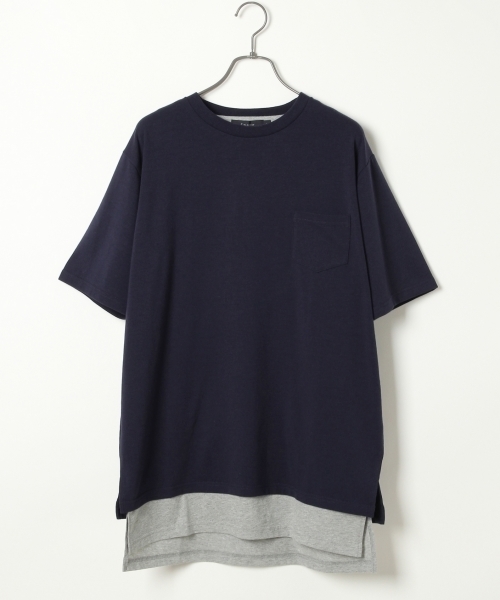 RAGEBLUE（レイジブルー）の「TCPU天竺Tシャツ/730705（Tシャツ/カットソー・メンズ・オリーブ/ホワイト/ダークブラウン/ネイビー・LARGE/MEDIUM）」の4枚目の写真