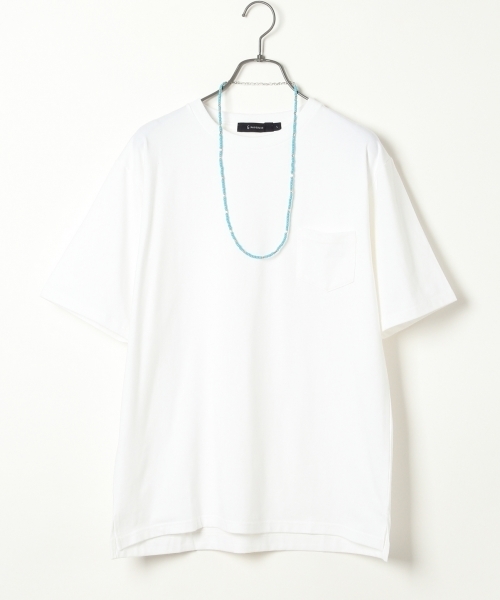 RAGEBLUE（レイジブルー）の「TCPU天竺Tシャツ/730705（Tシャツ/カットソー・メンズ・オリーブ/ホワイト/ダークブラウン/ネイビー・LARGE/MEDIUM）」の2枚目の写真