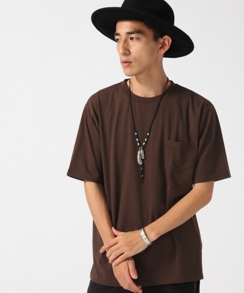 RAGEBLUE（レイジブルー）の「TCPU天竺Tシャツ/730705（Tシャツ/カットソー・メンズ・オリーブ/ホワイト/ダークブラウン/ネイビー・LARGE/MEDIUM）」の15枚目の写真