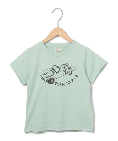 coen（コーエン）の「【coen kids】grown up Tシャツ(100～150cm)（Tシャツ/カットソー・キッズ・ライム/ネイビー/オフホワイト/ダークグレー・140/150/100/110/120/130）」の3枚目の写真