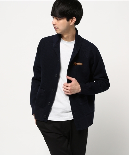 HYSTERIC GLAMOUR(ヒステリックグラマー)の「EXPERIENCE刺繍 CD(カーディガン/ボレロ・メンズ・ネイビー/トップグレー/ブラック・SMALL/MEDIUM/LARGE)」の19枚目の写真