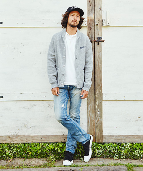 HYSTERIC GLAMOUR(ヒステリックグラマー)の「EXPERIENCE刺繍 CD(カーディガン/ボレロ・メンズ・ネイビー/トップグレー/ブラック・SMALL/MEDIUM/LARGE)」の12枚目の写真