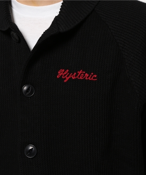 HYSTERIC GLAMOUR(ヒステリックグラマー)の「EXPERIENCE刺繍 CD(カーディガン/ボレロ・メンズ・ネイビー/トップグレー/ブラック・SMALL/MEDIUM/LARGE)」の6枚目の写真