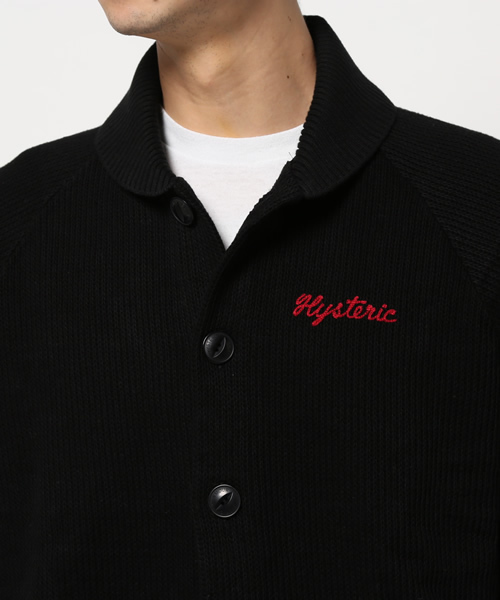 HYSTERIC GLAMOUR(ヒステリックグラマー)の「EXPERIENCE刺繍 CD(カーディガン/ボレロ・メンズ・ネイビー/トップグレー/ブラック・SMALL/MEDIUM/LARGE)」の17枚目の写真