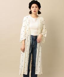 Another Edition | 小紋柄シフォン2WAYワンピース/AEBFC ｺﾓﾝEMBｼﾌｫﾝ2WAY OP(ワンピース)