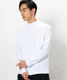 green label relaxing | BC HEAVY/W モックネック L/S カットソー◆(Tシャツ/カットソー)