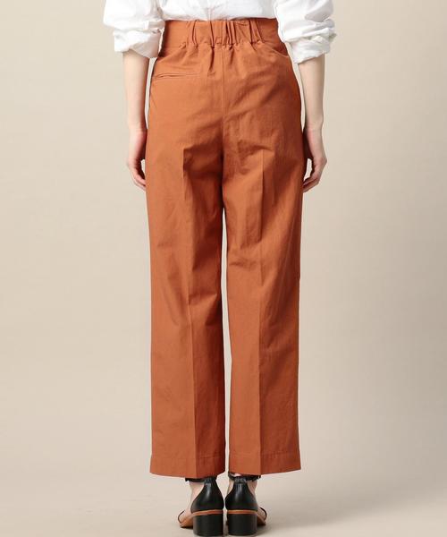 BEAUTY&YOUTH UNITED ARROWS(ビューティーアンドユースユナイテッドアローズ)の「BY ウエストタックワイドパンツ ◆(その他パンツ・レディース・オレンジ/ベージュ/ブラック・SMALL/MEDIUM)」の4枚目の写真