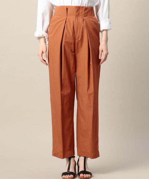 BEAUTY&YOUTH UNITED ARROWS(ビューティーアンドユースユナイテッドアローズ)の「BY ウエストタックワイドパンツ ◆(その他パンツ・レディース・オレンジ/ベージュ/ブラック・SMALL/MEDIUM)」の5枚目の写真