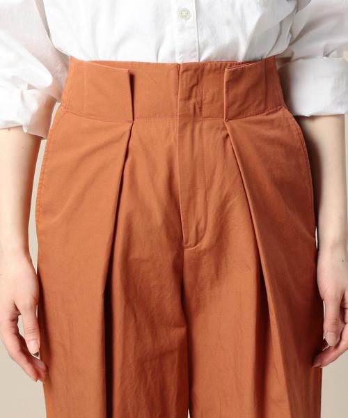 BEAUTY&YOUTH UNITED ARROWS(ビューティーアンドユースユナイテッドアローズ)の「BY ウエストタックワイドパンツ ◆(その他パンツ・レディース・オレンジ/ベージュ/ブラック・SMALL/MEDIUM)」の8枚目の写真