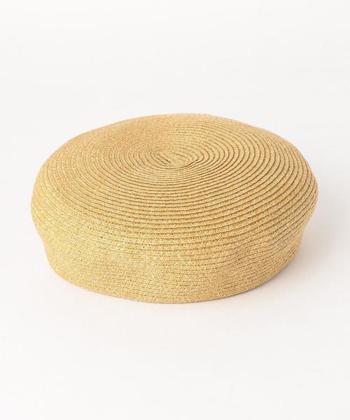 BEAUTY&YOUTH UNITED ARROWS(ビューティーアンドユースユナイテッドアローズ)の「BY ペーパーブレード ミニベレー ◆(ハンチング/ベレー帽・レディース・ベージュ・FREE)」の3枚目の写真