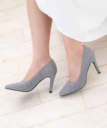 美シルエット美ライン9.5cmヒールポインテッドトゥ小顔パンプス