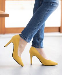 美シルエット美ライン9.5cmヒールポインテッドトゥ小顔パンプス