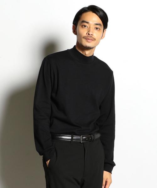 Hanes ヘインズ の Hanes ヘインズ スエードニット モックネック Tシャツ カットソー Wear