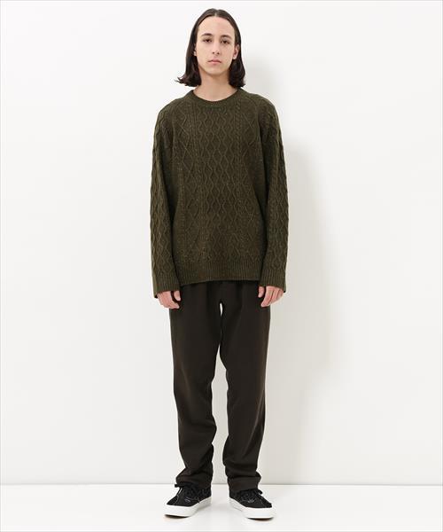 ADAM ET ROPE'（アダムエロペ）の「ネップケーブルニットプルオーバー（ニット/セーター・メンズ・ネイビー/ベージュ/グリーン系その他/パープル系その他2/オレンジ系その他4・M/L）」の22枚目の写真