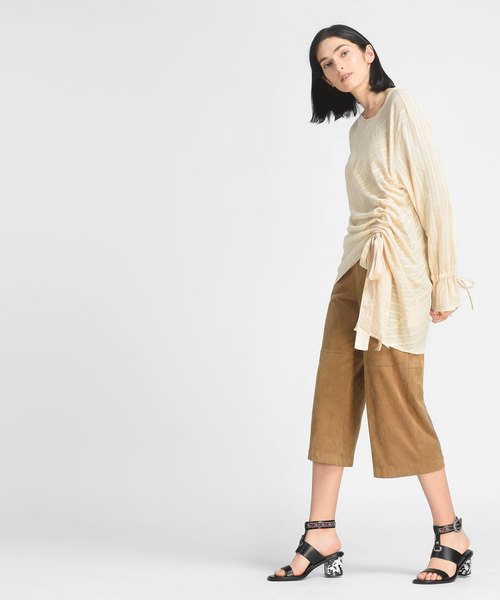 CHARLES & KEITH(チャールズ & キース)の「アンクルストラップヒールサンダル / ANKLE STRAP HEELED SANDALS(サンダル・レディース・マスタード/ブラック・23cm/24.5cm/23.5cm/25cm)」の7枚目の写真