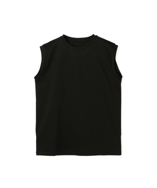 ESTNATION(エストネーション)の「ESTNATION フレンチスリーブTシャツ(Tシャツ/カットソー・レディース・オフホワイト/ブルー/キャメル/ピンク/ブラック・38)」の3枚目の写真