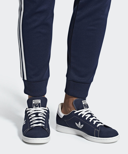 adidas（アディダス）の「スタンスミス ［Stan Smith］アディダスオリジナルス（スニーカー・メンズ・ネイビー/レッド/ホワイト×グリーン・22.5cm/23.5cm/24.5cm/25.5cm/26.5cm/27.5cm/28.5cm/23.0cm/24.0cm/25.0cm/26.0cm/27.0cm/28.0cm/29.0cm/22.0cm/29.5cm/30.0cm）」の12枚目の写真