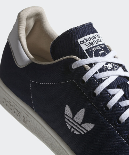 adidas（アディダス）の「スタンスミス ［Stan Smith］アディダスオリジナルス（スニーカー・メンズ・ネイビー/レッド/ホワイト×グリーン・22.5cm/23.5cm/24.5cm/25.5cm/26.5cm/27.5cm/28.5cm/23.0cm/24.0cm/25.0cm/26.0cm/27.0cm/28.0cm/29.0cm/22.0cm/29.5cm/30.0cm）」の13枚目の写真