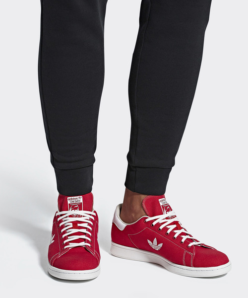 adidas（アディダス）の「スタンスミス ［Stan Smith］アディダスオリジナルス（スニーカー・メンズ・ネイビー/レッド/ホワイト×グリーン・22.5cm/23.5cm/24.5cm/25.5cm/26.5cm/27.5cm/28.5cm/23.0cm/24.0cm/25.0cm/26.0cm/27.0cm/28.0cm/29.0cm/22.0cm/29.5cm/30.0cm）」の17枚目の写真