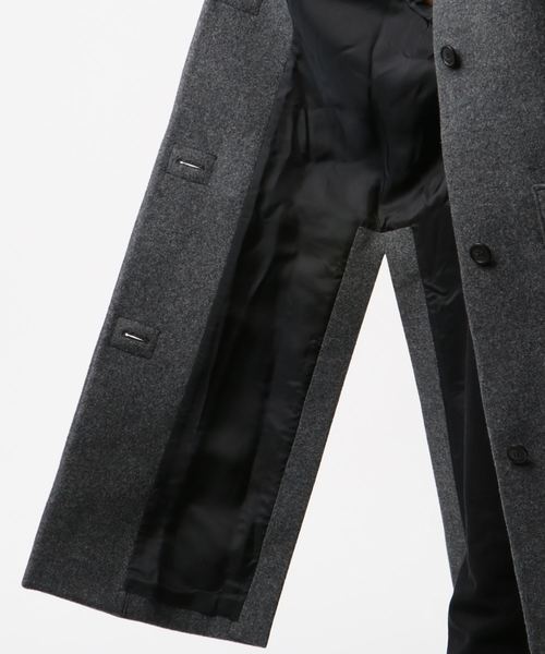 STUDIOUS（ステュディオス）の「【STUDIOUS】ファースリーブノーカラー  