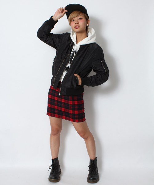 WEGO(ウィゴー)の「WEGO/チェックミニスカート(スカート・レディース・ブルー/レッド・FREE)」の12枚目の写真