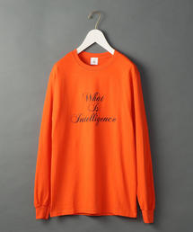 6 | ＜6(ROKU)＞WHAT IS INTELLIGENCE LONG SLLEVE T-SHIRT/Tシャツ(Tシャツ/カットソー)