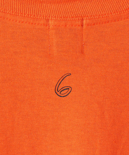 6（ロク）の「＜6(ROKU)＞WHAT IS INTELLIGENCE LONG SLLEVE T-SHIRT/Tシャツ（Tシャツ/カットソー・レディース・オレンジ・MEDIUM/LARGE/SMALL）」の7枚目の写真