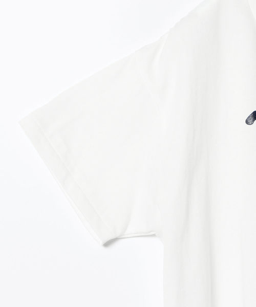 BEAMS BOY（ビームスボーイ）の「WOOLRICH / 別注 プリント Tシャツ（Tシャツ/カットソー・レディース・ホワイト/ネイビー・ONE SIZE）」の21枚目の写真