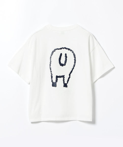 BEAMS BOY（ビームスボーイ）の「WOOLRICH / 別注 プリント Tシャツ（Tシャツ/カットソー・レディース・ホワイト/ネイビー・ONE SIZE）」の19枚目の写真