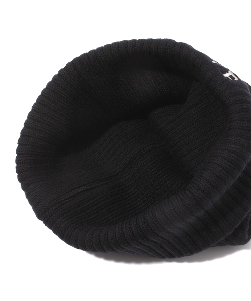 BEAUTY&YOUTH UNITED ARROWS(ビューティーアンドユースユナイテッドアローズ)の「<VOTE MAKE NEW CLOTHES> FLAG KNITCAP/ニット帽(ニットキャップ/ビーニー・メンズ・ブラック/グレー/ワインレッド/オリーブ/ネイビー・ONE SIZE)」の8枚目の写真