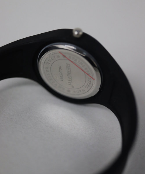 FL import collection（エフエルインポートコレクション）の「【REBIRTH】小振りシンプルシリコンカラーレディースウォッチ（アナログ腕時計・レディース・ホワイト/ライトブルー/ブラック/ライトピンク・FREE）」の7枚目の写真