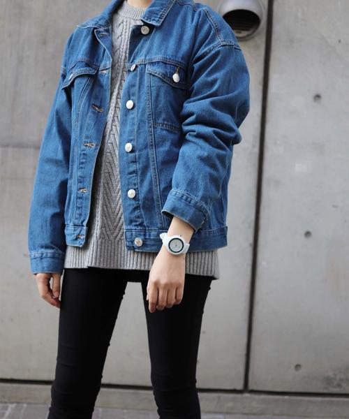 FL import collection（エフエルインポートコレクション）の「【REBIRTH】小振りシンプルシリコンカラーレディースウォッチ（アナログ腕時計・レディース・ホワイト/ライトブルー/ブラック/ライトピンク・FREE）」の11枚目の写真