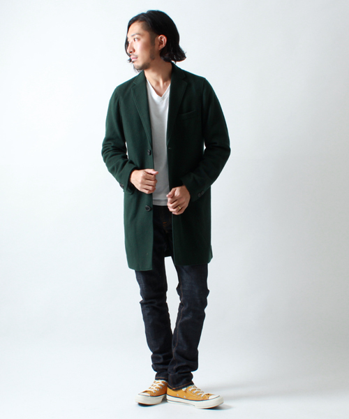 BEAMS(ビームス)の「□BEAMS / CHESTERFIELD COAT(その他アウター・メンズ・ブラウン系その他/ネイビー/グリーン・SMALL/MEDIUM/LARGE)」の17枚目の写真
