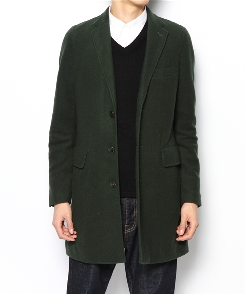 BEAMS(ビームス)の「□BEAMS / CHESTERFIELD COAT(その他アウター・メンズ・ブラウン系その他/ネイビー/グリーン・SMALL/MEDIUM/LARGE)」の6枚目の写真