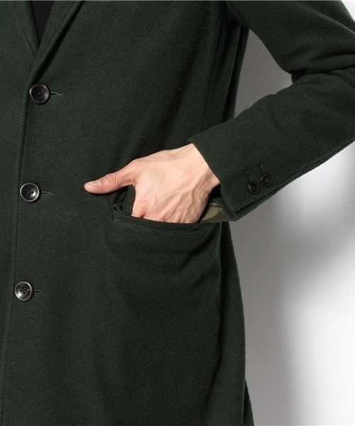 BEAMS(ビームス)の「□BEAMS / CHESTERFIELD COAT(その他アウター・メンズ・ブラウン系その他/ネイビー/グリーン・SMALL/MEDIUM/LARGE)」の8枚目の写真
