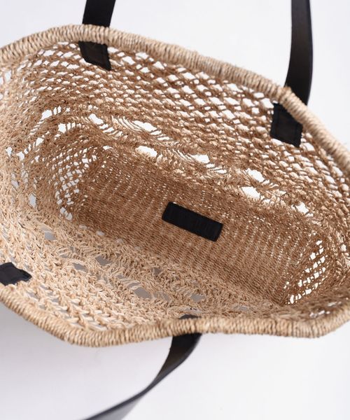SHIPS(シップス)の「BAGMATI:マクラメトート◇(トートバッグ・レディース・ブラック/ベージュ系その他・ONE SIZE)」の12枚目の写真