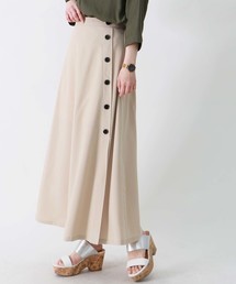 HER CLOSET | 【HERCLOSET】フロントボタントラペーズスカート(スカート)