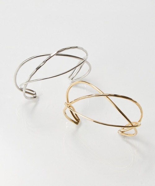 Phoebe（フィービィー）の「グリッターワイドカフバングル＜動画あり>（バングル/リストバンド・レディース・ゴールド/シルバー・FREE）」の6枚目の写真