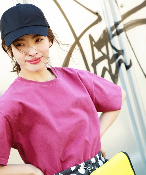 FRUIT OF THE LOOM（フルーツオブザルーム）の「【Fruit Of The Loom(フルーツオブザルーム)】別注フルーツカラーTシャツ（Tシャツ/カットソー・レディース・パープル/オフホワイト/オレンジ/グリーン・FREE）」の9枚目の写真