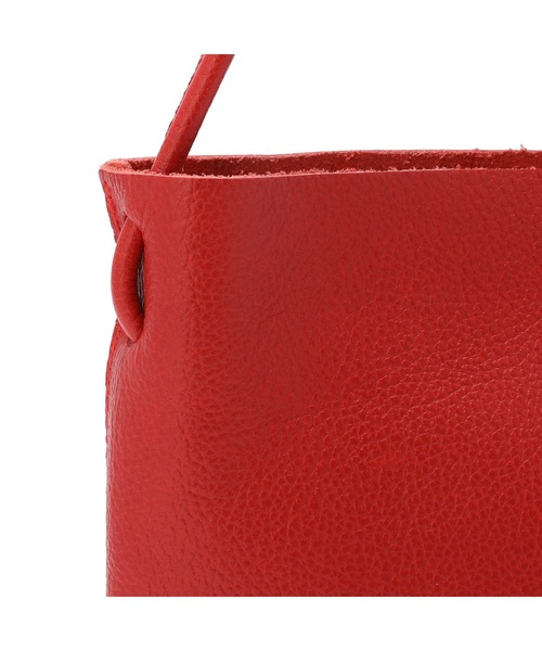 IL BISONTE(イルビゾンテ)の「IL BISONTE / ORIGINAL LEATHER / クロスボディバッグ(ショルダーバッグ・レディース・ナチュラル/ライトブラウン/レッド/ダークブラウン/レンガ/グレー/ブラック/オリーブ/オレンジ/グリーン/ネイビー・FREE)」の15枚目の写真