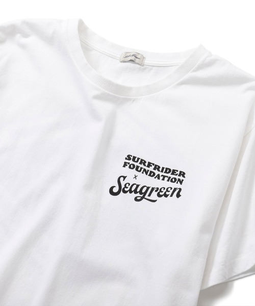 SEAGREEN(シーグリーン)の「SEAGREEN(シーグリーン)×SURFRIDER S/S 1 カットソー MSG20A8135(Tシャツ/カットソー・メンズ・ホワイト/チャコールグレー・1/2/3)」の12枚目の写真