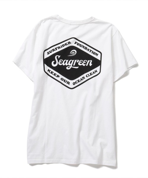 SEAGREEN(シーグリーン)の「SEAGREEN(シーグリーン)×SURFRIDER S/S 1 カットソー MSG20A8135(Tシャツ/カットソー・メンズ・ホワイト/チャコールグレー・1/2/3)」の10枚目の写真