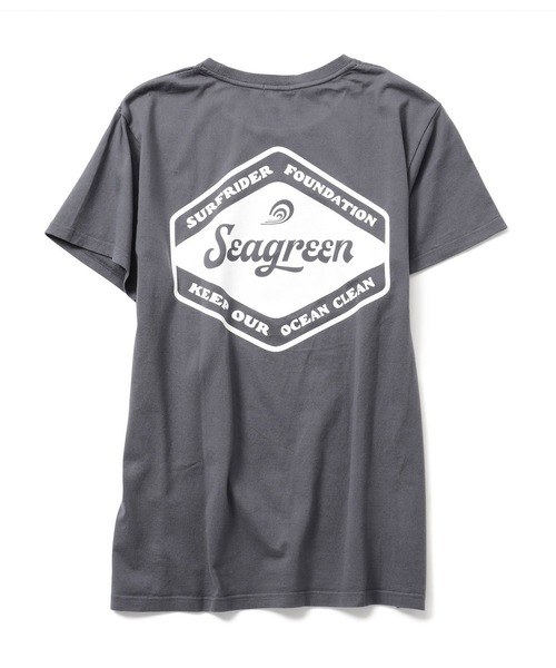 SEAGREEN(シーグリーン)の「SEAGREEN(シーグリーン)×SURFRIDER S/S 1 カットソー MSG20A8135(Tシャツ/カットソー・メンズ・ホワイト/チャコールグレー・1/2/3)」の9枚目の写真